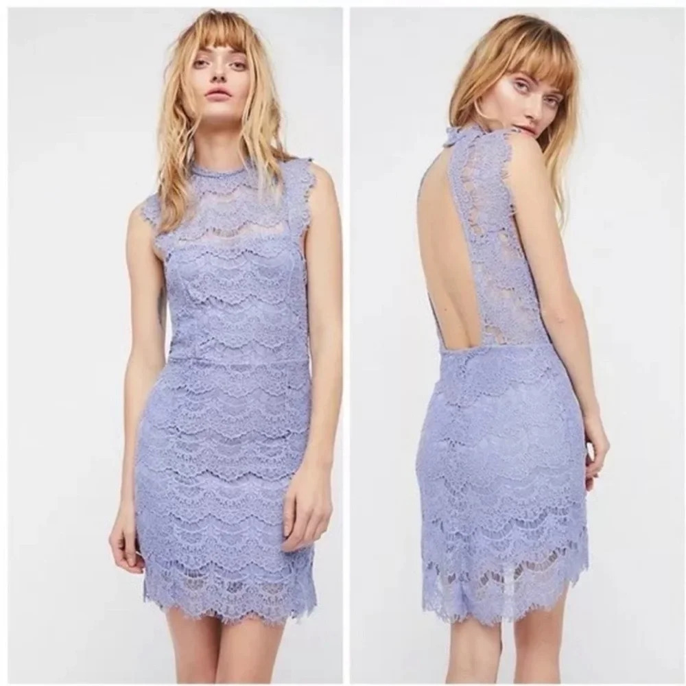 New Intimately free people DAYDREAM Lake Lace Dress
OB518214 periwinkle layered